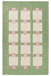 Emerald Green Hand Tufted Wool Rug